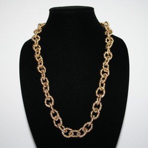 Vintagejelyfish Jewelry - Long gold chain link necklace 36" Vintagejelyfish Jewelry - Long gold chain link necklace 36"